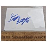 Steve Grogan Signed Card Patriots - No COA