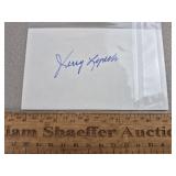 Jerry Lynch Signed Card Pirates - No COA