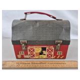 Vintage Barn Metal Lunch Box
