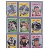 1959 Topps Pittsburgh Pirates Baseball Cards