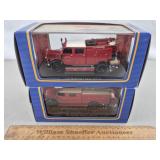 1941 & 1950 Diecast Mercedes Fire Trucks