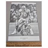 Dean Steinkuhler Signed Photo Oilers - No COA
