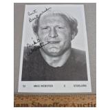 Mike Webster Signed Photo Steelers - No COA