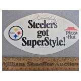 Sidney Thornton Signed Steelers Sticker No COA