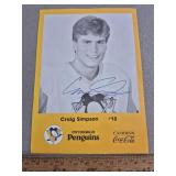 Craig Simpson Signed Photo Pens - No COA