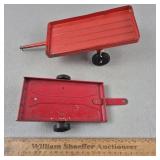 Vintage Metal Farm Toy Wagons