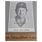 Larry Sherry Signed Photo Pirates - No COA
