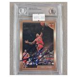 1998-99 Dennis Rodman Signed Card Beckett Graded