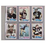 1982 Topps Pittsburgh Steelers Football Cards