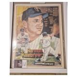 Harmon Killebrew Signed Poster JSA COA