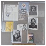 Pittsburgh Steelers Autographs No COAs