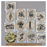 Vintage Coal Mining Stickers