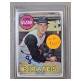 1969 Topps Steve Blass Signed Baseball Card