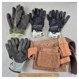 Gloves & Tool Belt