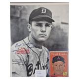 Virgil Truck Signed Baseball Photo NO COA