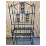 Metal Shelf w/ Glass Shelves