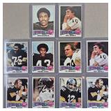 1975 Topps Pittsburgh Steelers Football Cards