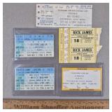 Vintage Concert Tickets