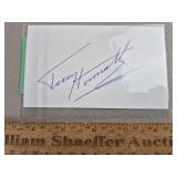 Terry Hanratty Signed Card Steelers - No COA