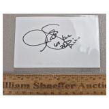 Art Still Signed Card Bills - No COA