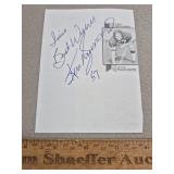 Ken Bowman Signed Paper Packers - No COA