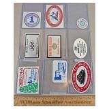 Vintage Virgina Coal Mining Stickers