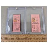 1975 & 1976 Pittsburgh Pirates Tickets