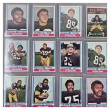 1974 Topps Pittsburgh Steelers Football Cards