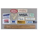 Vintage Coal Mining Stickers