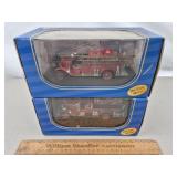 Diecast Ford & Seagrave Fire Trucks