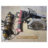 Work Lights & Circular Saw