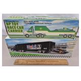 BP & Mobil Toy Tanker Race Car Hauler