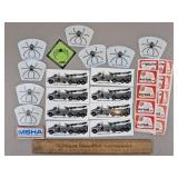 Vintage Coal Mining Stickers