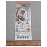 Pittsburgh Pirates Signed Ticket - No COA
