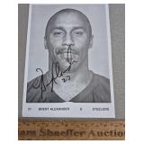 Brent Alexander Signed Photo Steelers - No COA