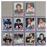 1975 Topps Pittsburgh Steelers Football Cards