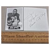 Jack Spikes Signed Paper Chiefs - No COA