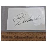 Jay Schroeder Signed Card Redskins - No COA