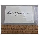 Ted Marchibroda Signed Card Steelers - No COA