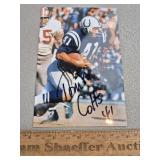 Tom Matte Signed Photo Colts - No COA
