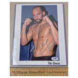 Tiki Ghosn Signed Photo PSA COA
