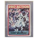 1972 Topps Terry Bradshaw Football Card