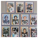 1978 Topps Pittsburgh Steelers Football Cards