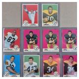 1969 Topps Pittsburgh Steelers Football Cards