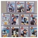 1979 Topps Pittsburgh Steelers Football Cards