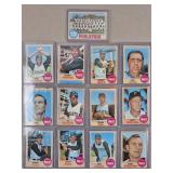 1968 Topps Pittsburgh Pirates Baseball Cards