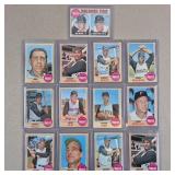 1968 Topps Pittsburgh Pirates Baseball Cards