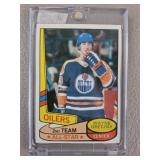 1980 Topps Wayne Gretzky Hockey Card