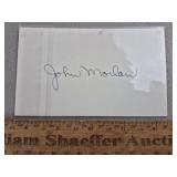 John Morlan Signed Card Pirates - No COA