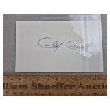 Clay Carroll Signed Card Pirates - No COA
